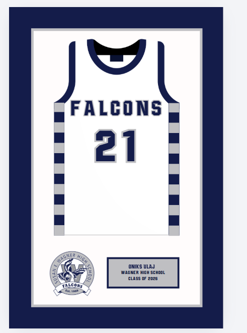 8 Wagner HS basketball frames