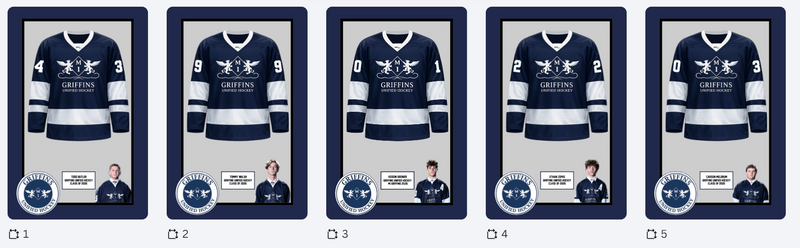 22 frames hockey  Griffins unified hockey Class of 2026