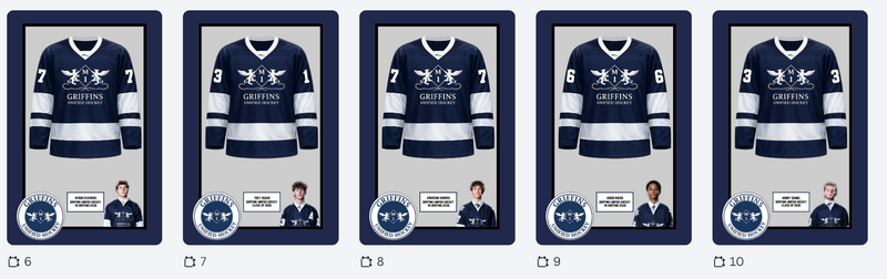 22 frames hockey  Griffins unified hockey Class of 2026