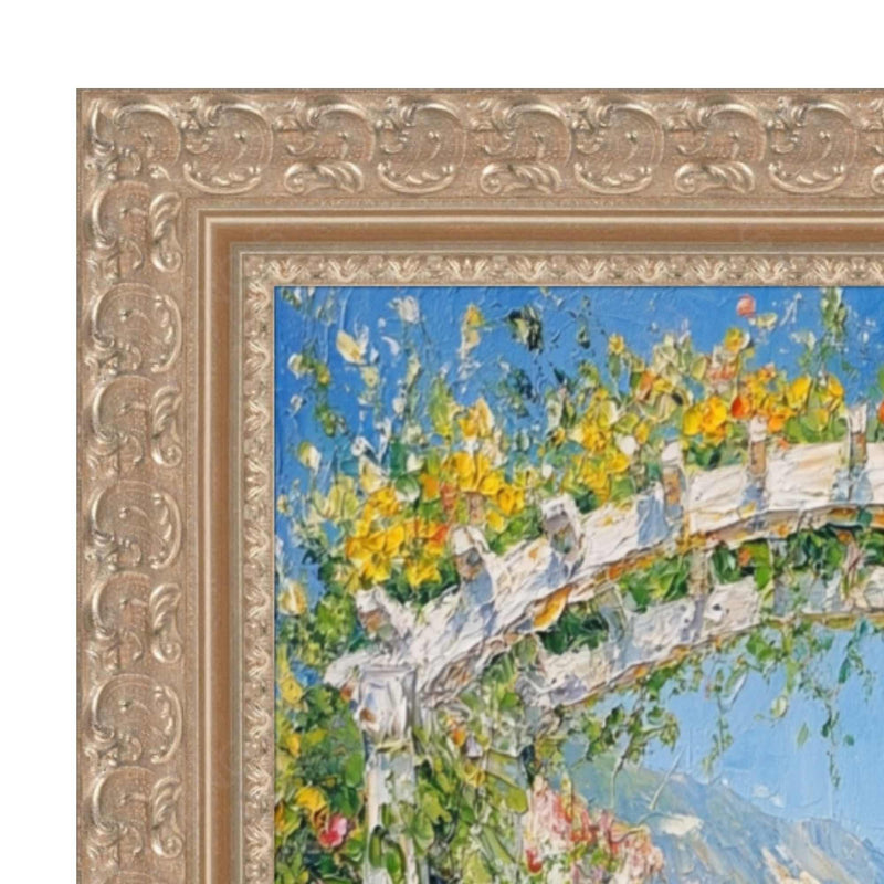 18x24 Frame Silver Baroque Ornate Picture Frame