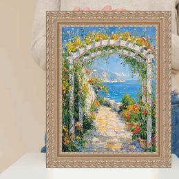 27x40 Frame Silver Baroque Ornate Picture Frame