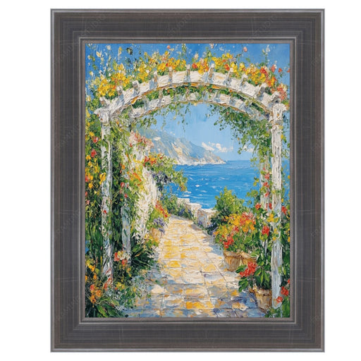 24x24 Frame Silver Gunmetal Pewter Scoop Picture Frame