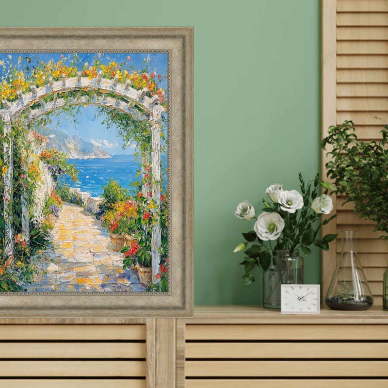 36x48 Frame Silver Wave Frame Picture Frame