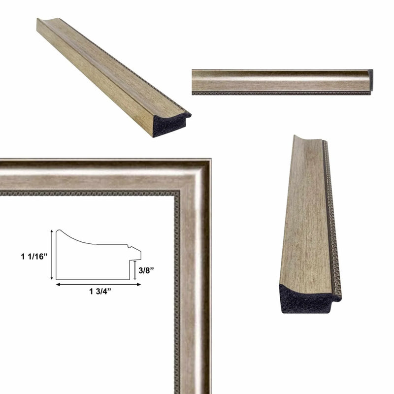 16x20 Frame Silver Wave Frame Picture Frame