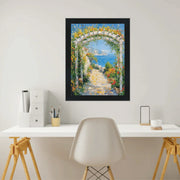 20x40 Frame Simple Flat Matte Black Wood Picture Frame