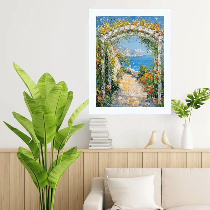 32x24 Frame Simple Flat Matte White Wood Picture Frame