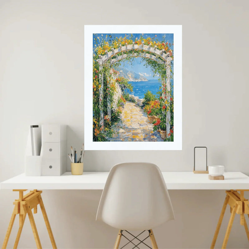 40x40 Frame Simple Flat Matte White Wood Picture Frame