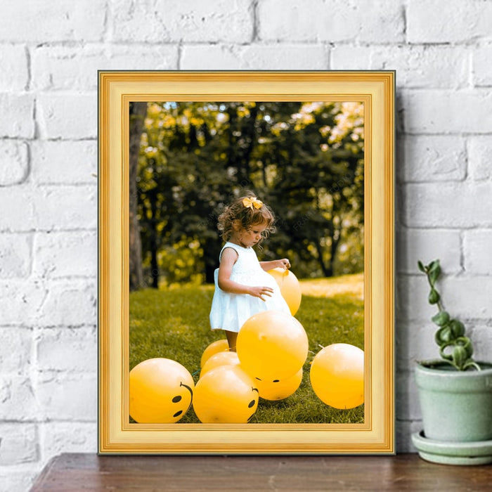14x18 Frame Gold Wood 14x18 Picture Frame