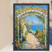 20x24 Frame Slim Black Ash Floral Picture Frame