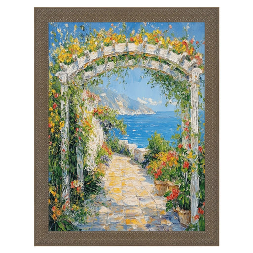 20x30 Frame Slim Cris Cross Gothic Aged Antique Silver Picture Frame