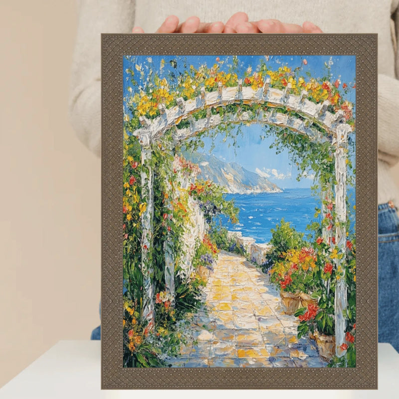 12x18 Frame Slim Cris Cross Gothic Aged Antique Silver Picture Frame