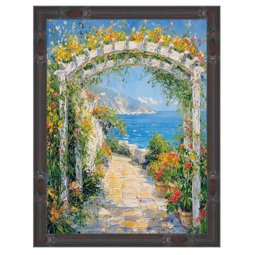 12x14 Frame Slim Dark Bamboo Wood Picture Frame Boho