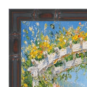 14x17 Frame Slim Dark Bamboo Wood Picture Frame Boho