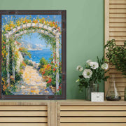 30x40 Frame Slim Dark Bamboo Wood Picture Frame Boho