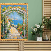 Slim Gold Leaf Beaded Picture Frame Home Office