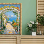 8.5x11 Frame Gold Leaf Design Picture Frame Deco home 