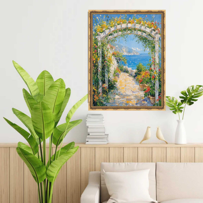 11x16 Frame Gold Leaf Design Picture Frame Deco home 