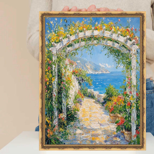 8x10 Frame Gold Leaf Design Picture Frame Deco home 