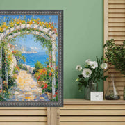 24x36 Frame Slim Gotham Black Beaded Picture Frame