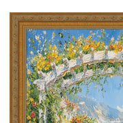 25x25 Frame Slim Vintage Antique Gold Beaded Picture Frame