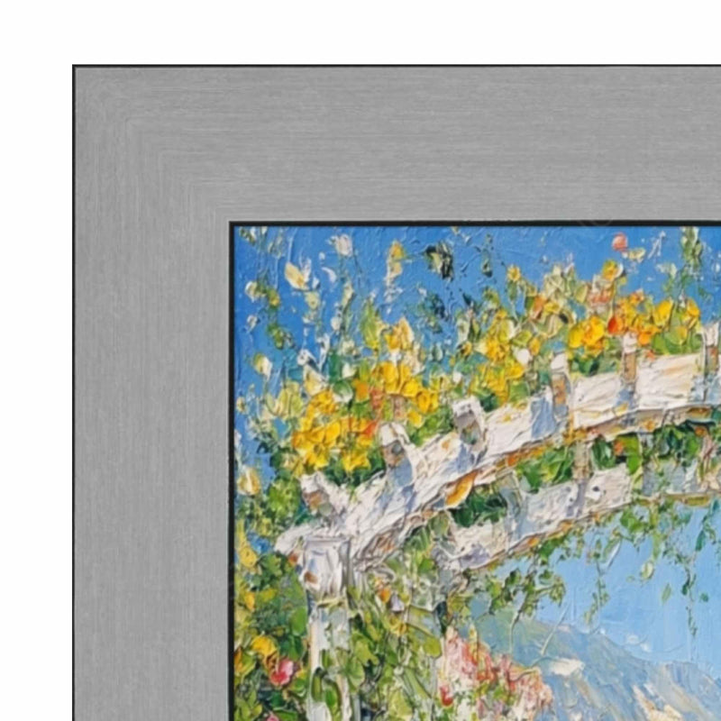 19x27 Frame Stain Steel Flat With Black Lip Picture Frame