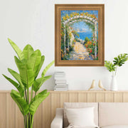 Traditional Aged Gold Scoop Picture Frame 