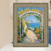 Traditional Aged Silver Scoop Picture Frame 