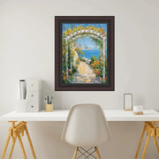 40x40 Frame Traditional Diploma Mahogany Rope Picture Frame