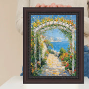 16x20 Frame Traditional Diploma Mahogany Rope Picture Frame