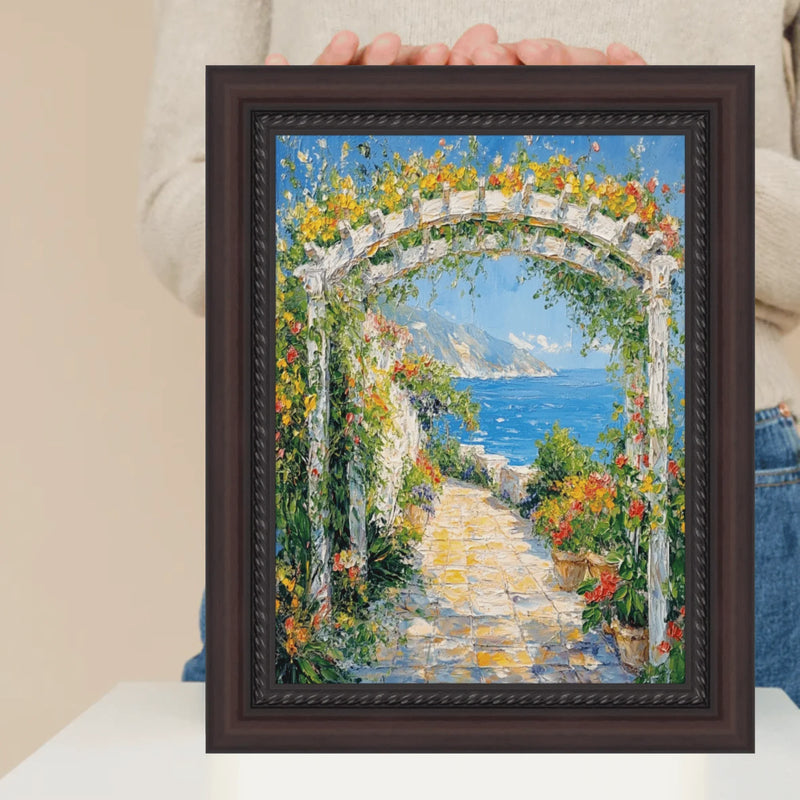 11x15 Frame Traditional Diploma Mahogany Rope Picture Frame