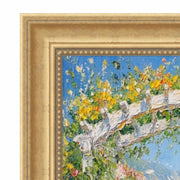 22x30 Frame Traditional Golden Scoop Bead Picture Frame