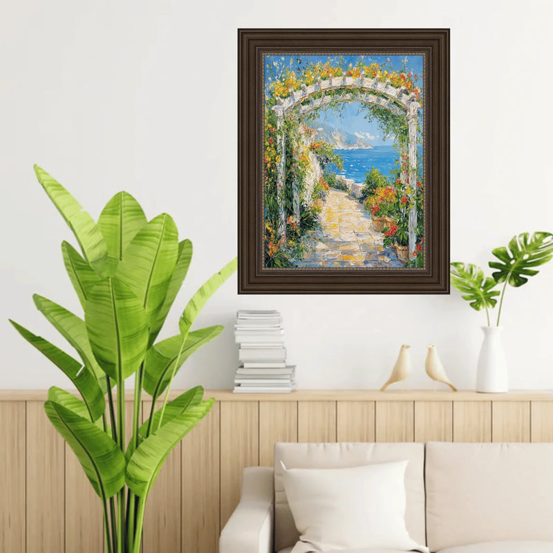 12x36 Frame Traditional Scoop Bronze Picture Frame