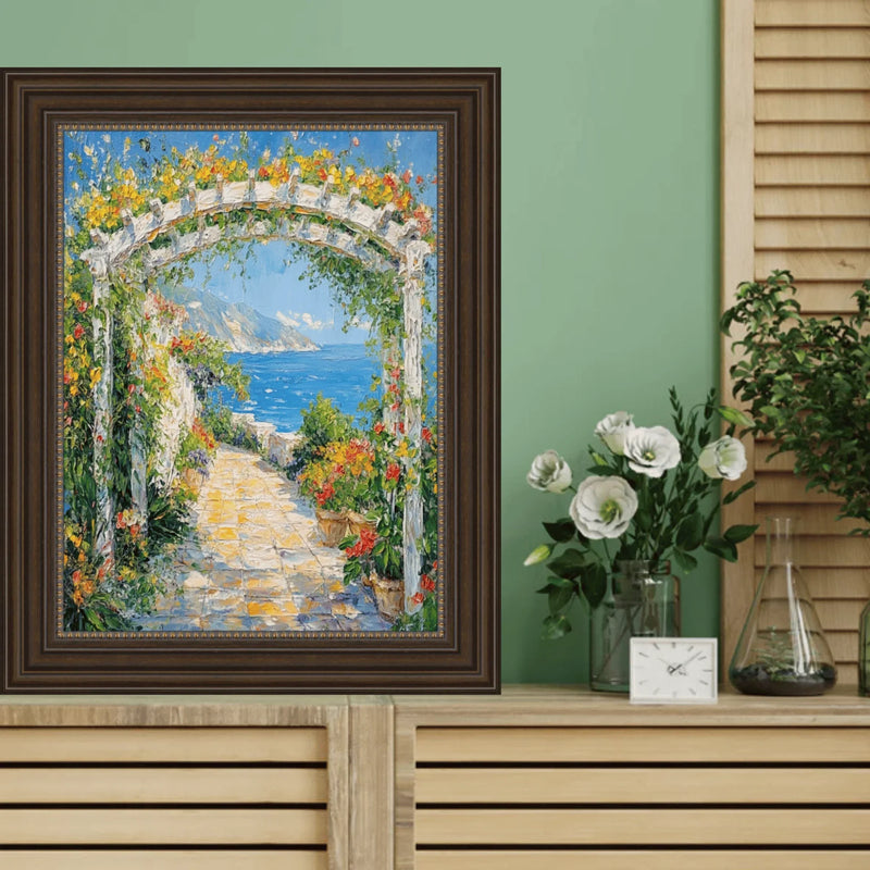 14x14 Frame Traditional Scoop Bronze Picture Frame