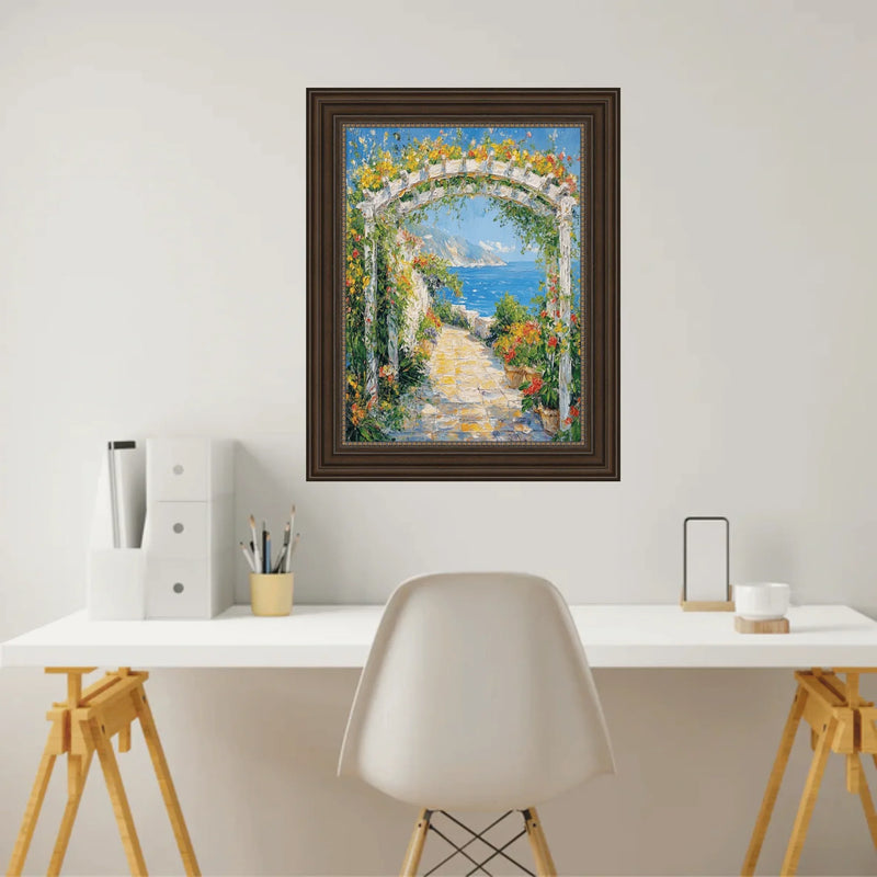 30x30 Frame Traditional Scoop Bronze Picture Frame