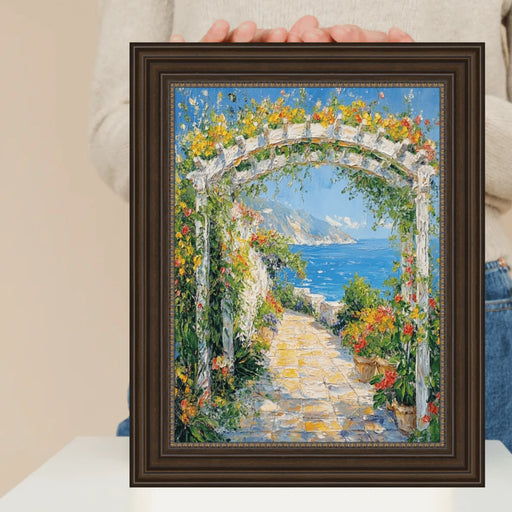 36x36 Frame Traditional Scoop Bronze Picture Frame