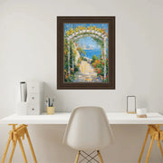 8.5x11 Frame Traditional Scoop Bronze Picture Frame