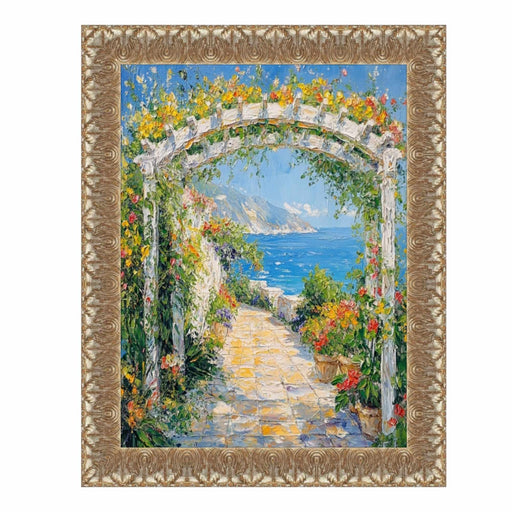 28x28 Frame Versailles Silver Ornate Antique Picture Frame - Vintage