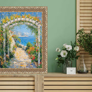 32x48 Frame Versailles Silver Ornate Antique Picture Frame - Vintage