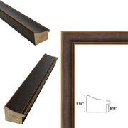 30x30 Frame Vintage Bronze Scoop Antique Picture Frame