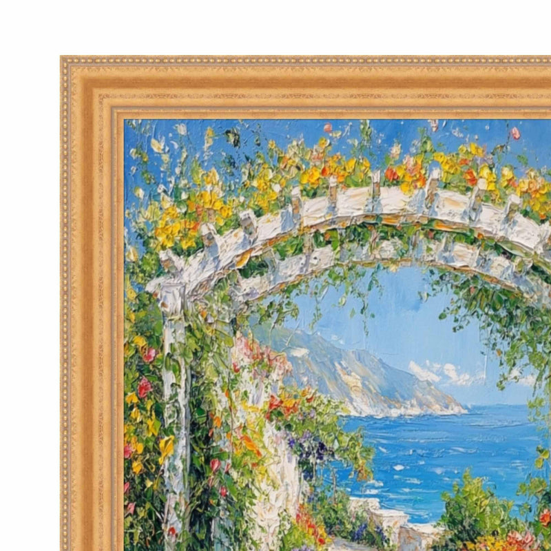 11x13 Frame Vintage Gold Lead Beaded Picture Frame