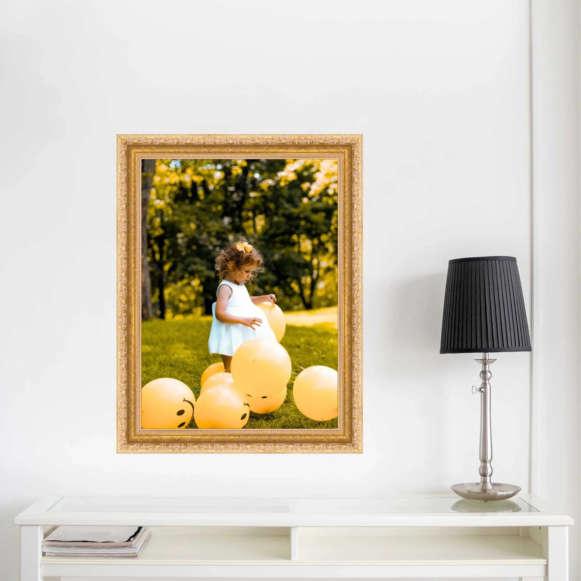 Traditional 12x12 Black Picture Frame Classic