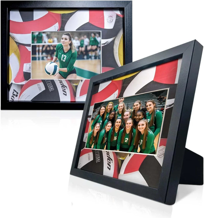 VolleyBall Picture Frame Modern 5x7 Photo Display Frame 12x14.5