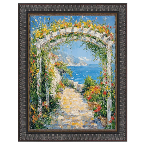 10x12 Frame Wheat Leaf Ebony Gold Picture Frame