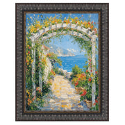 14x17 Frame Wheat Leaf Ebony Gold Picture Frame