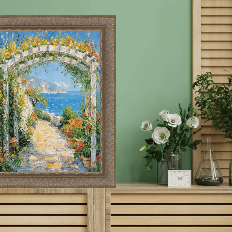 Wheat Leaf Gold With Silver Wash Picture Frame 