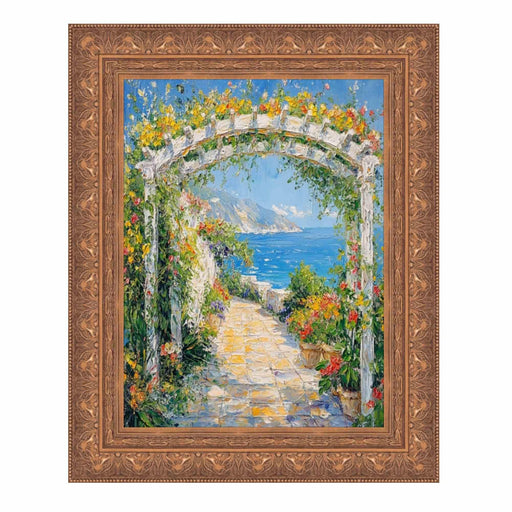 11x15 Frame Wide Aged Gold Leaf Gothic Luxury Picture Frame