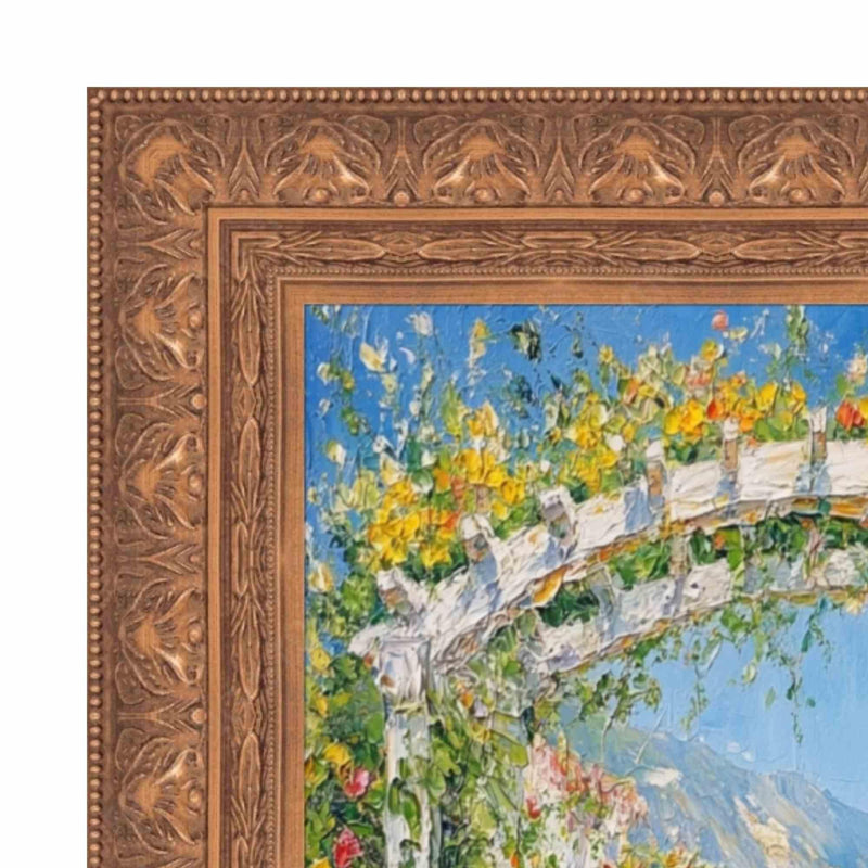 12x14 Frame Wide Aged Gold Leaf Gothic Luxury Picture Frame