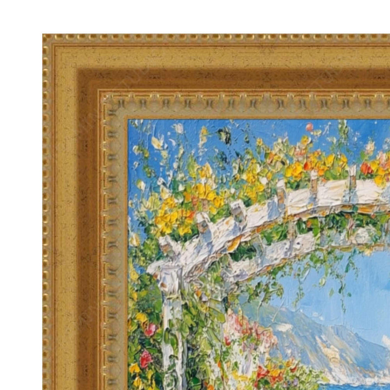 28x28 Frame Wide Aged Gold Traditional Picture Frame