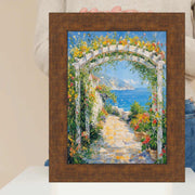 32x24 Frame Wide Antique Gold Bronze Flat Picture Frame