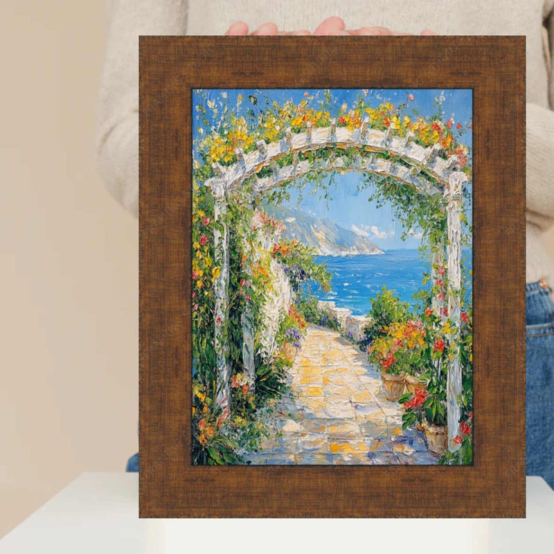 32x48 Frame Wide Antique Gold Bronze Flat Picture Frame